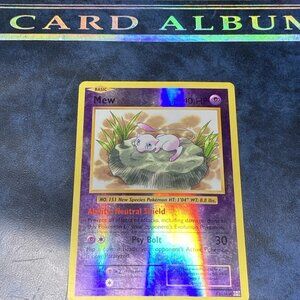 Pokémon TCG Mew Holo Base Set 2 #53/130 Vintage WotC